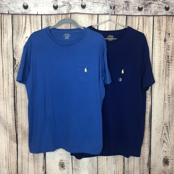 Polo Ralph Lauren Other - NWT BUNDLE 2 Polo Ralph Lauren Blue T-Shirts Large
